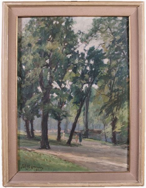 Ignoto del XX secolo : Parco  - Asta PARADE II - Dipinti e Disegni del XIX e XX secolo - Associazione Nazionale - Case d'Asta italiane