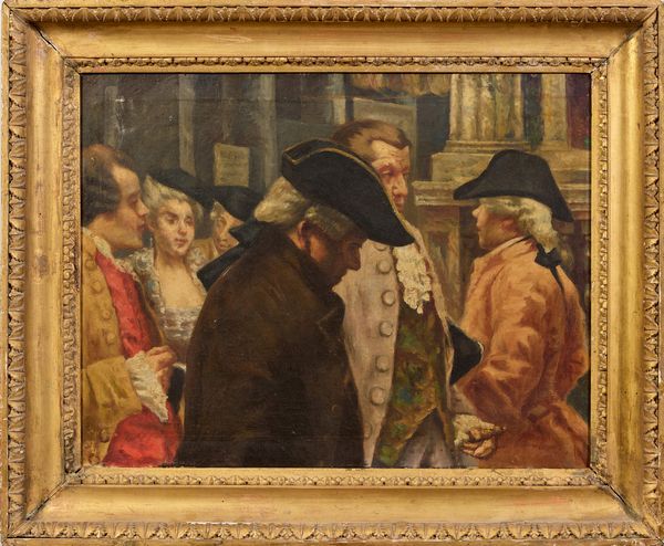 Ignoto del XX secolo : Scena in costume  - Asta PARADE II - Dipinti e Disegni del XIX e XX secolo - Associazione Nazionale - Case d'Asta italiane