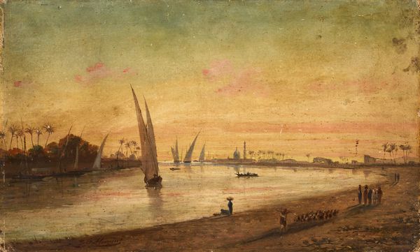 Ignoto fine XIX - inizi XX secolo : Il Nilo  - Asta PARADE II - Dipinti e Disegni del XIX e XX secolo - Associazione Nazionale - Case d'Asta italiane