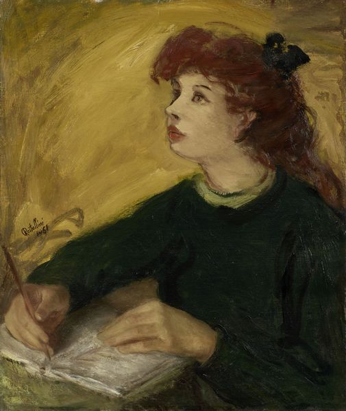 Gian Pietro Restellini : Educanda  - Asta PARADE II - Dipinti e Disegni del XIX e XX secolo - Associazione Nazionale - Case d'Asta italiane