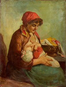 Ignoto del XIX secolo - Maternit