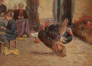 Ruggero Focardi - Nel cortile