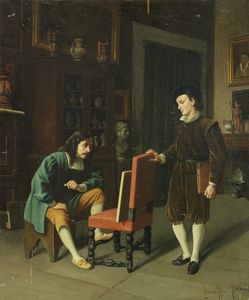 Ignoto del XIX secolo - Nello studio