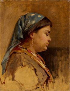 Ignoto del XIX secolo - Ritratto di popolana