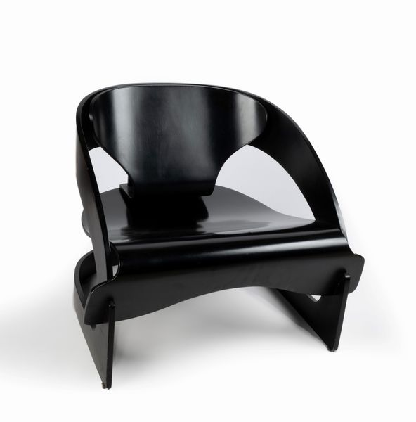 JOE COLOMBO : Poltrona modello 4801 prod. Kartell  - Asta Design e Arti Decorative del XX Secolo - Associazione Nazionale - Case d'Asta italiane