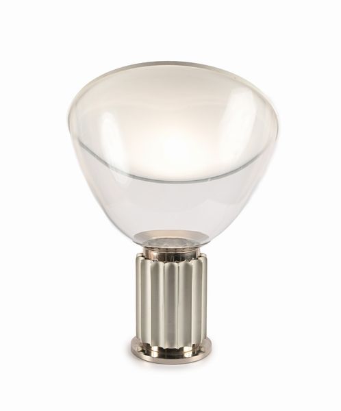 Achille e Pier Giacomo  Castiglioni : Lampada da tavolo modello Taccia a luce riflessa  - Asta Design e Arti Decorative del XX Secolo - Associazione Nazionale - Case d'Asta italiane