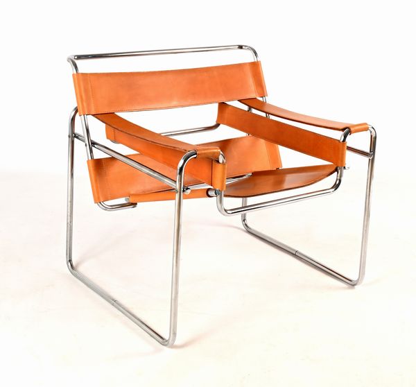 Marcel Breuer : Poltrona mod. Wassily o B3 produzione Gavina  - Asta Design e Arti Decorative del XX Secolo - Associazione Nazionale - Case d'Asta italiane