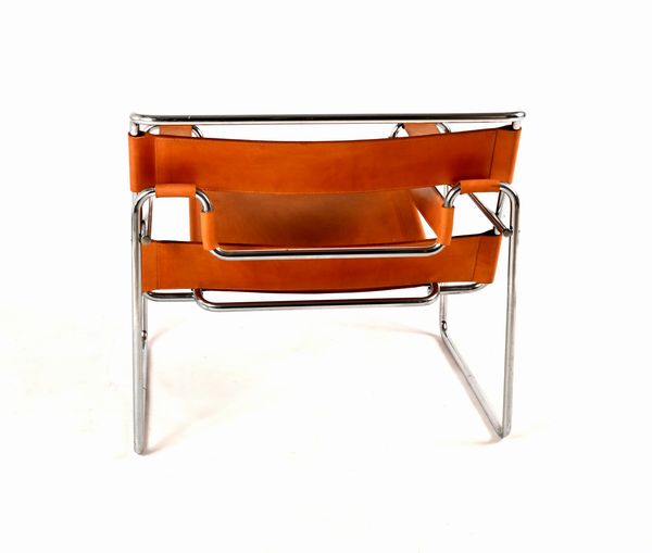 Marcel Breuer : Poltrona mod. Wassily o B3 produzione Gavina  - Asta Design e Arti Decorative del XX Secolo - Associazione Nazionale - Case d'Asta italiane