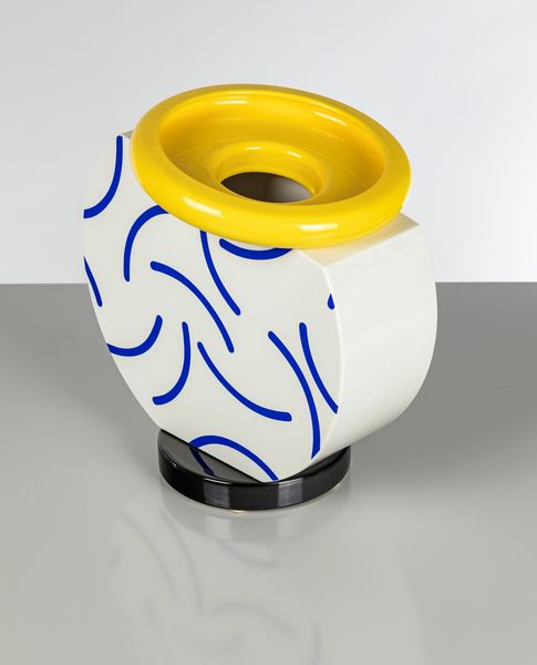 Martine Bedin : Vaso modello Cucumber prod. Memphis Milano  - Asta Design e Arti Decorative del XX Secolo - Associazione Nazionale - Case d'Asta italiane