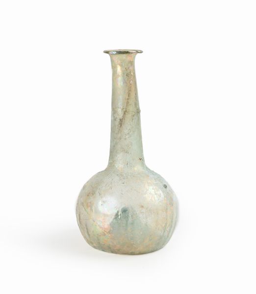 Bottiglia in vetro soffiato con lumeggiature dorate  - Asta Design e Arti Decorative del XX Secolo - Associazione Nazionale - Case d'Asta italiane