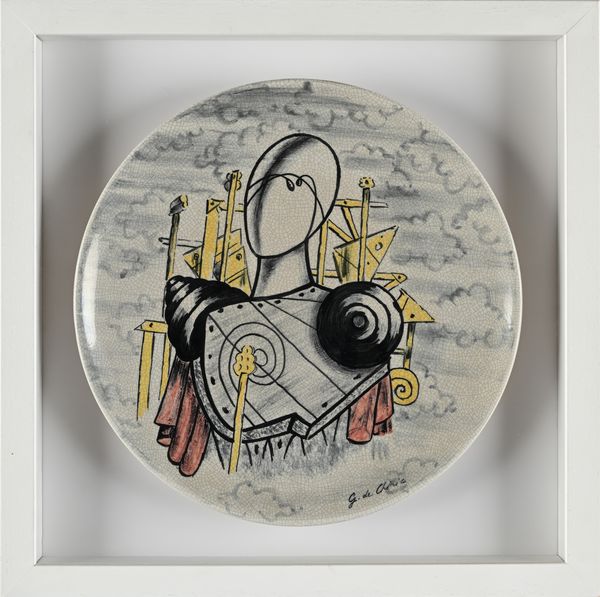 Giorgio de Chirico : Il trovatore tra le nubi  - Asta Design e Arti Decorative del XX Secolo - Associazione Nazionale - Case d'Asta italiane