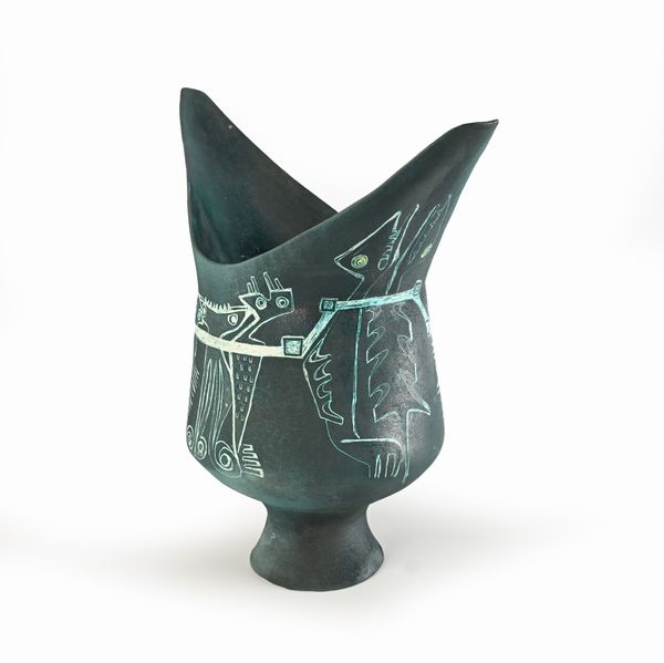 Salvatore  Meli : Grande vaso in ceramica  - Asta Design e Arti Decorative del XX Secolo - Associazione Nazionale - Case d'Asta italiane