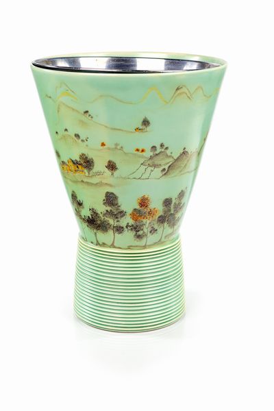 Guido Andlovitz : Vaso Portafiori montato a lampada  - Asta Design e Arti Decorative del XX Secolo - Associazione Nazionale - Case d'Asta italiane