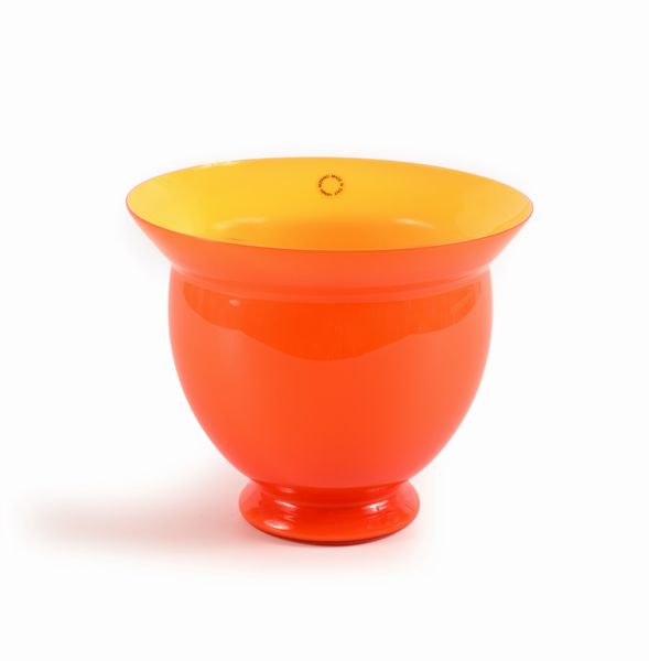 ALESSANDRO MENDINI : Vaso prod. Venini  - Asta Design e Arti Decorative del XX Secolo - Associazione Nazionale - Case d'Asta italiane
