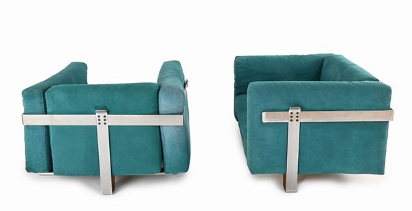 Kazuhide  Takahama : Divano e due poltrone  - Asta Design e Arti Decorative del XX Secolo - Associazione Nazionale - Case d'Asta italiane