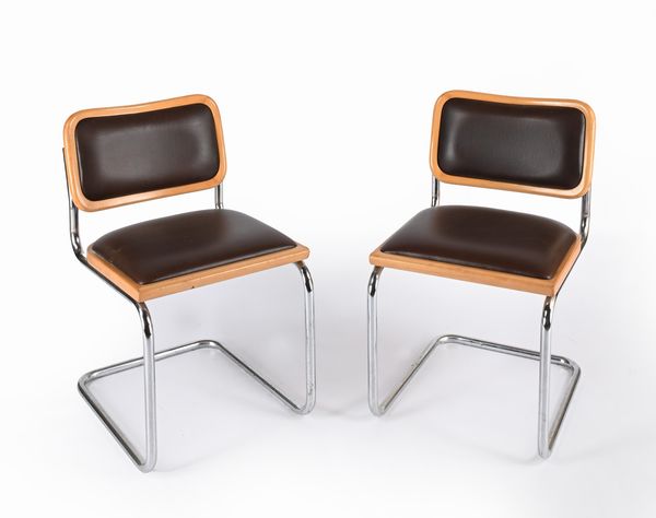 Marcel Breuer : Coppia di sedie Cesca mod. B32  - Asta Design e Arti Decorative del XX Secolo - Associazione Nazionale - Case d'Asta italiane
