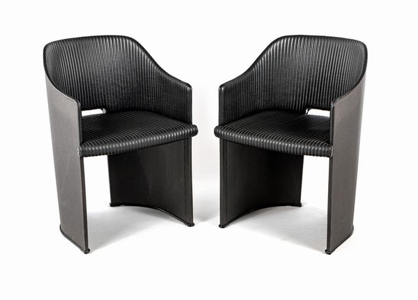 Due poltroncine 8551 dalla serie Artona per Maxalto B&B  - Asta Design e Arti Decorative del XX Secolo - Associazione Nazionale - Case d'Asta italiane