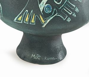 Salvatore  Meli : Grande vaso in ceramica  - Asta Design e Arti Decorative del XX Secolo - Associazione Nazionale - Case d'Asta italiane
