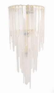 CARLO NASON - Grande lampadario a 10 luci da soffitto produzione Mazzega