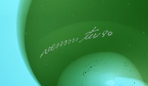 TAPIO WIRKKALA : Piatto in vetro di Murano dalla serie Coreani  - Asta Design e Arti Decorative del XX Secolo - Associazione Nazionale - Case d'Asta italiane