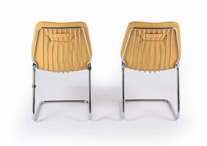 GASTONE RINALDI : Coppia di sedie  - Asta Design e Arti Decorative del XX Secolo - Associazione Nazionale - Case d'Asta italiane