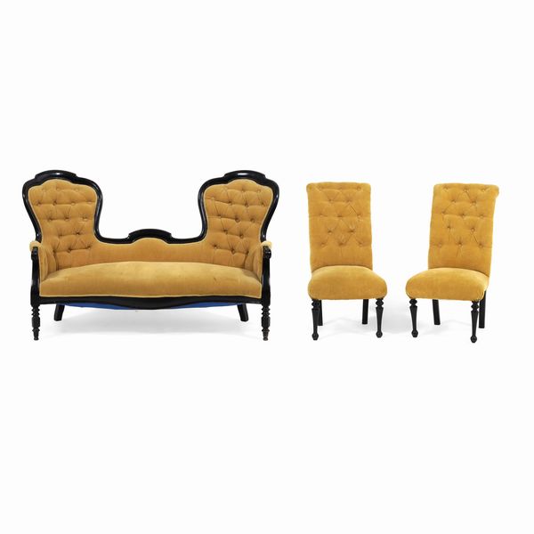 Salotto Luigi Filippo. XIX secolo  - Asta Antiquariato - Associazione Nazionale - Case d'Asta italiane