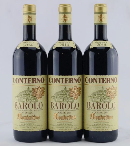 Barolo Monfortino Riserva Giacomo Conterno 2014  - Asta Vini Pregiati da una Ricercata Collezione - Associazione Nazionale - Case d'Asta italiane