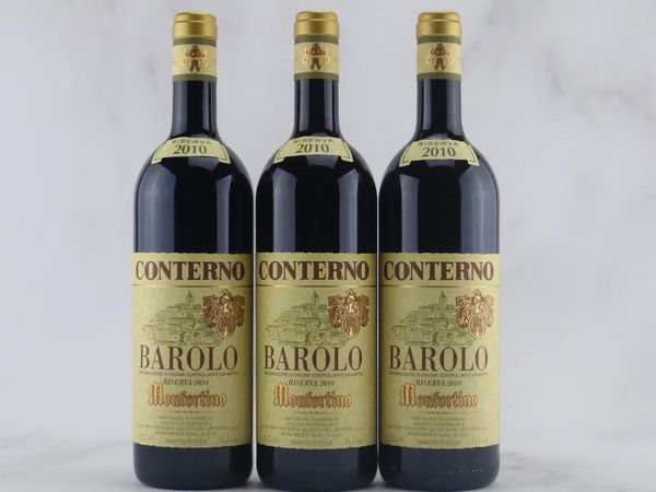 Barolo Monfortino Riserva Giacomo Conterno 2010  - Asta Vini Pregiati da una Ricercata Collezione - Associazione Nazionale - Case d'Asta italiane