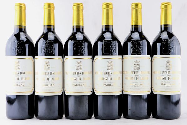 Chteau Pichon Longueville Comtesse de Lalande 2003  - Asta Vini Pregiati da una Ricercata Collezione - Associazione Nazionale - Case d'Asta italiane