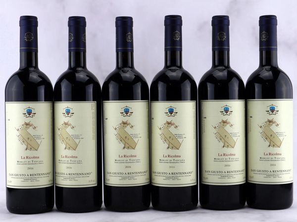 La Ricolma San Giusto a Rentennano 2016  - Asta Vini Pregiati da una Ricercata Collezione - Associazione Nazionale - Case d'Asta italiane