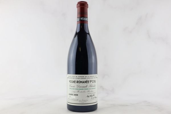 Vosne-Romanée Cuvée Duvault-Blochet Domaine de la Romanée Conti 2008  - Asta Vini Pregiati da una Ricercata Collezione - Associazione Nazionale - Case d'Asta italiane