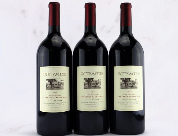 Cabernet Sauvignon Spottswoode Family Estate Grown 2018  - Asta Vini Pregiati da una Ricercata Collezione - Associazione Nazionale - Case d'Asta italiane
