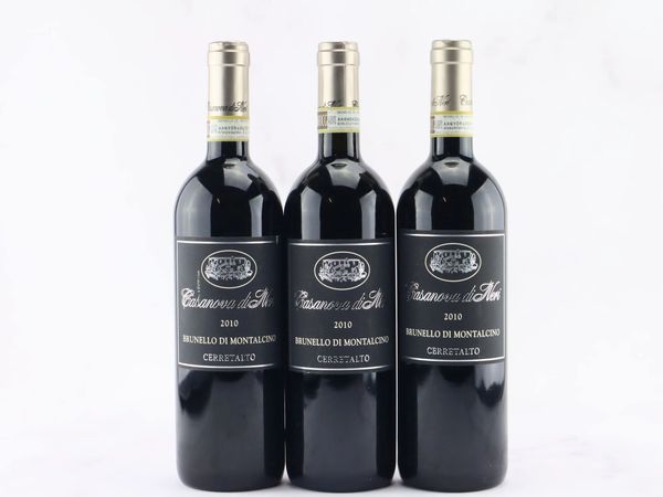 Brunello di Montalcino Cerretalto Casanova di Neri 2010  - Asta Vini Pregiati da una Ricercata Collezione - Associazione Nazionale - Case d'Asta italiane