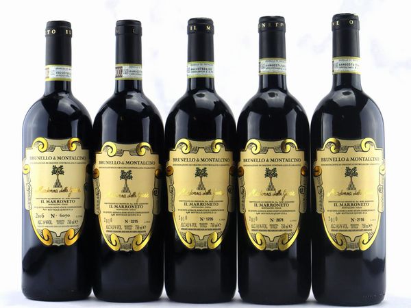 Brunello di Montalcino Madonna delle Grazie Il Marroneto 2016  - Asta Vini Pregiati da una Ricercata Collezione - Associazione Nazionale - Case d'Asta italiane