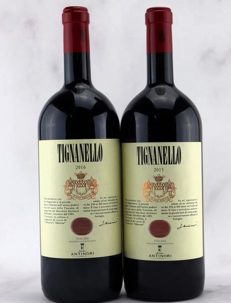 Tignanello Antinori  - Asta Vini Pregiati da una Ricercata Collezione - Associazione Nazionale - Case d'Asta italiane