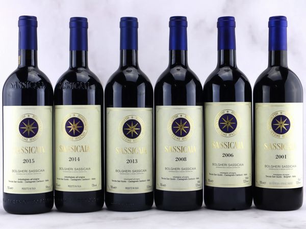 Sassicaia Tenuta San Guido  - Asta Vini Pregiati da una Ricercata Collezione - Associazione Nazionale - Case d'Asta italiane