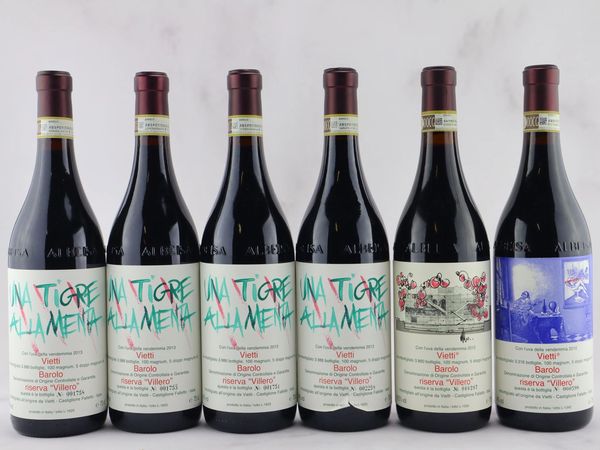 Barolo Riserva Villero Vietti  - Asta Vini Pregiati da una Ricercata Collezione - Associazione Nazionale - Case d'Asta italiane