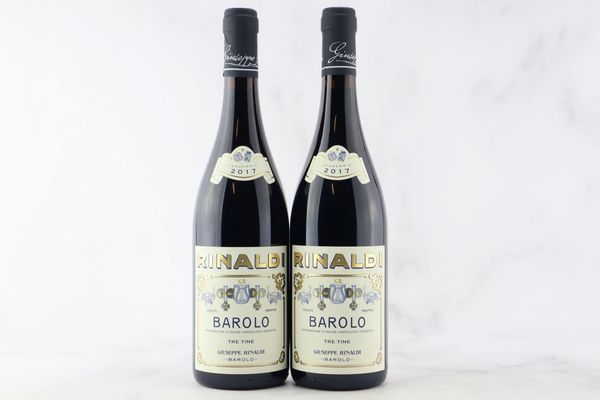 Barolo Tre Tine Giuseppe Rinaldi 2017  - Asta Vini Pregiati da una Ricercata Collezione - Associazione Nazionale - Case d'Asta italiane