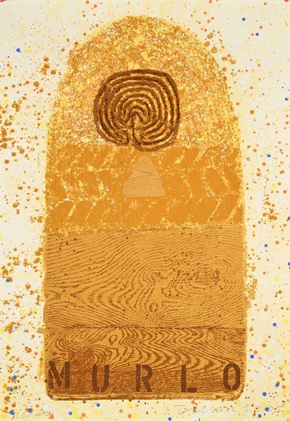 JOE TILSON : Le crete senesi, Murlo  - Asta Grafica internazionale e multipli d'autore  - Associazione Nazionale - Case d'Asta italiane