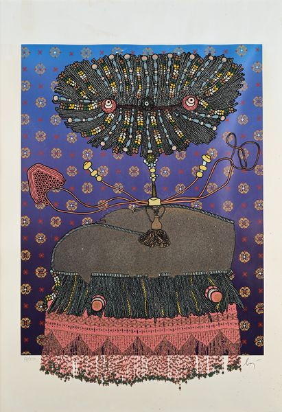 Baj Enrico : Antoinette du Ligier de la Garde Deshoulier  - Asta Grafica internazionale e multipli d'autore  - Associazione Nazionale - Case d'Asta italiane