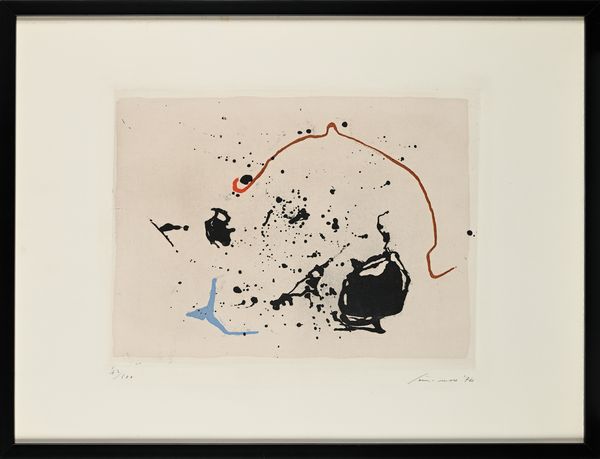 GIUSEPPE SANTOMASO : Veneziana  - Asta Grafica internazionale e multipli d'autore  - Associazione Nazionale - Case d'Asta italiane