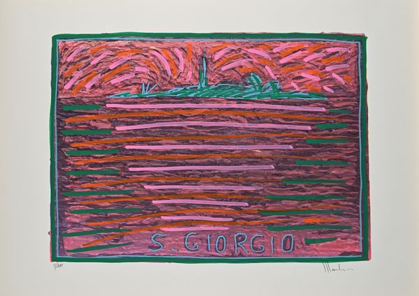 ALDO MONDINO : S. GIORGIO  - Asta Grafica internazionale e multipli d'autore  - Associazione Nazionale - Case d'Asta italiane