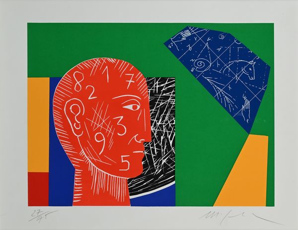 Mimmo Paladino : Senza titolo  - Asta Grafica internazionale e multipli d'autore  - Associazione Nazionale - Case d'Asta italiane