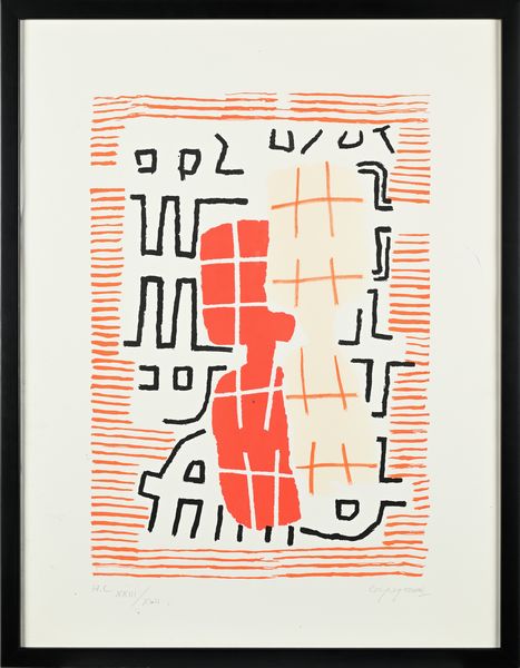 Giuseppe Capogrossi : Senza titolo  - Asta Grafica internazionale e multipli d'autore  - Associazione Nazionale - Case d'Asta italiane