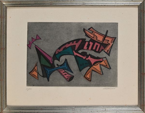 UMBERTO MASTROIANNI : Senza titolo  - Asta Grafica internazionale e multipli d'autore  - Associazione Nazionale - Case d'Asta italiane