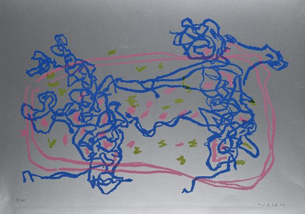 GIULIO TURCATO : Senza titolo  - Asta Grafica internazionale e multipli d'autore  - Associazione Nazionale - Case d'Asta italiane