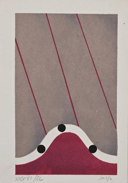 Carlo Scarpa : Senza titolo  - Asta Grafica internazionale e multipli d'autore  - Associazione Nazionale - Case d'Asta italiane