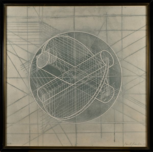 Arnaldo Pomodoro : Forma X  - Asta Grafica internazionale e multipli d'autore  - Associazione Nazionale - Case d'Asta italiane