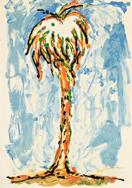 MARIO SCHIFANO : Palma  - Asta Grafica internazionale e multipli d'autore  - Associazione Nazionale - Case d'Asta italiane