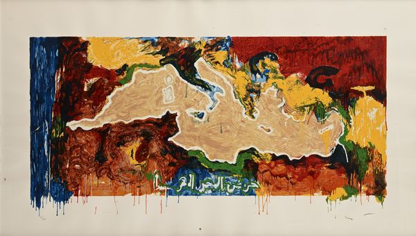 MARIO SCHIFANO : Senza titolo  - Asta Grafica internazionale e multipli d'autore  - Associazione Nazionale - Case d'Asta italiane